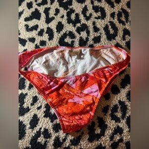 Vibrant Orange and Pink Bikini Bottom